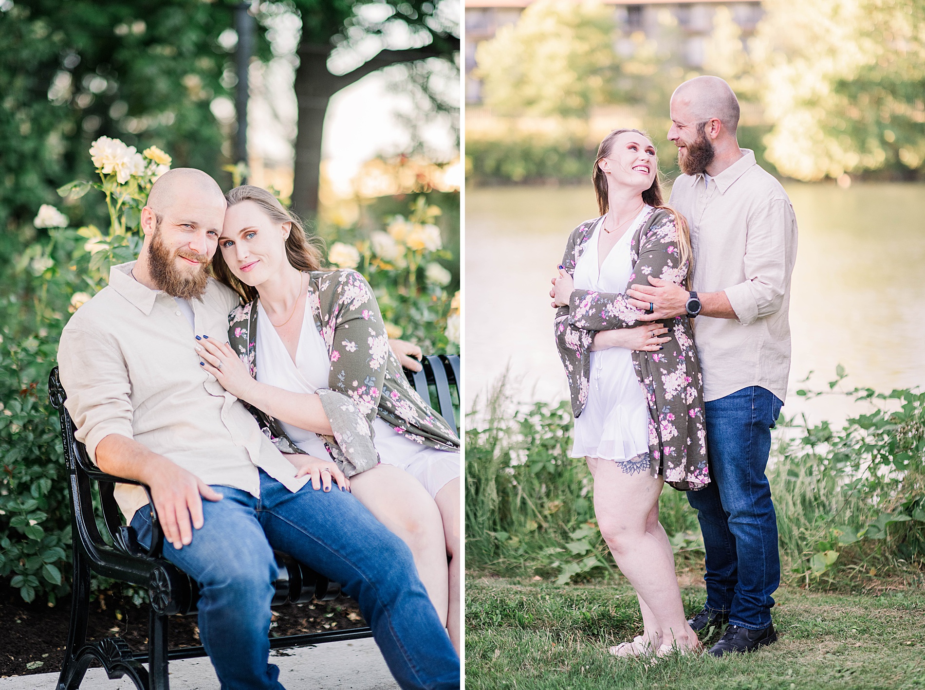 engagement session photographed by PNW photography team, Lee & Dixon
