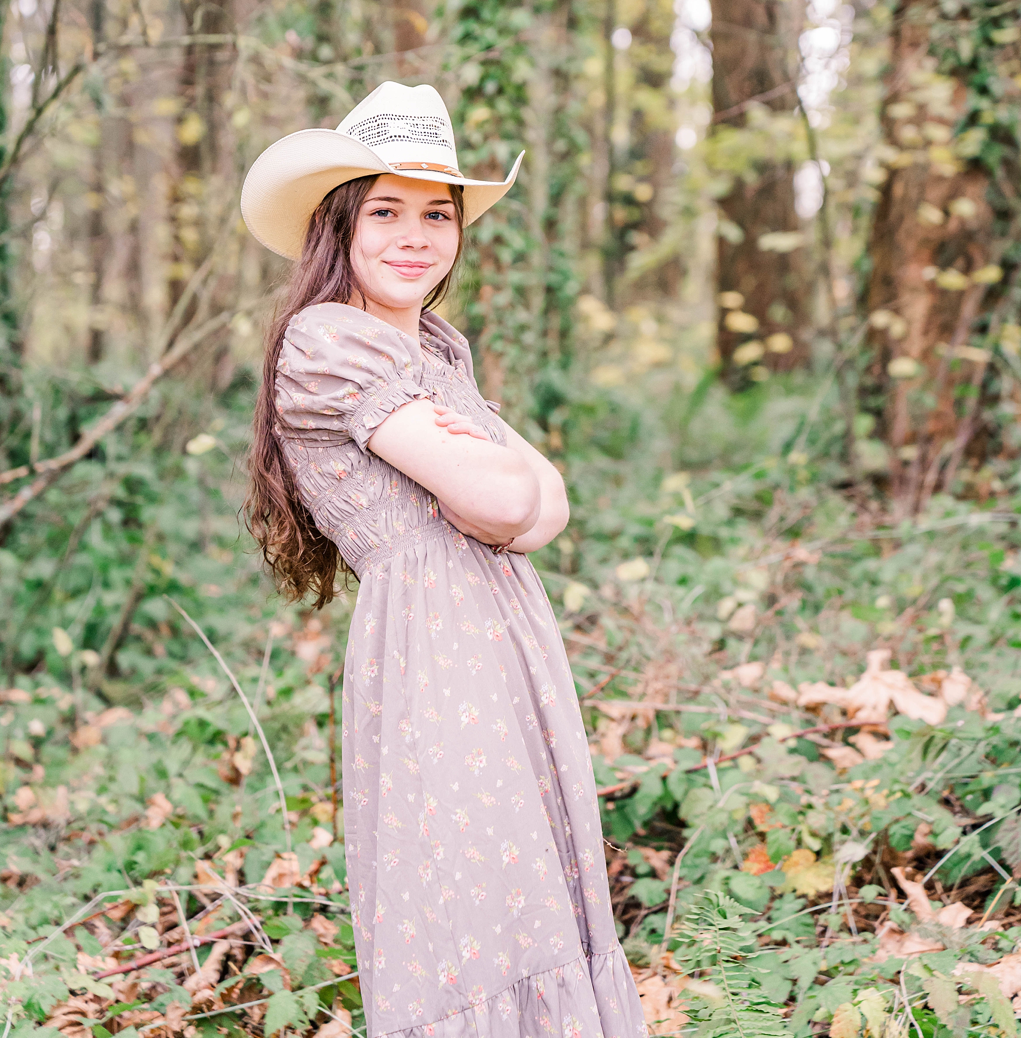 Cowgirl Senior portraits at Dever-Conner