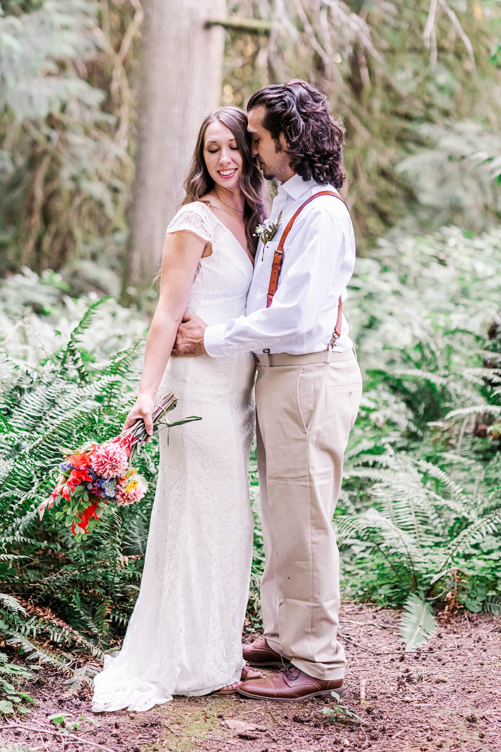timeless wedding portraits from Intimate Wedding Ceremony in Estacada, Oregon