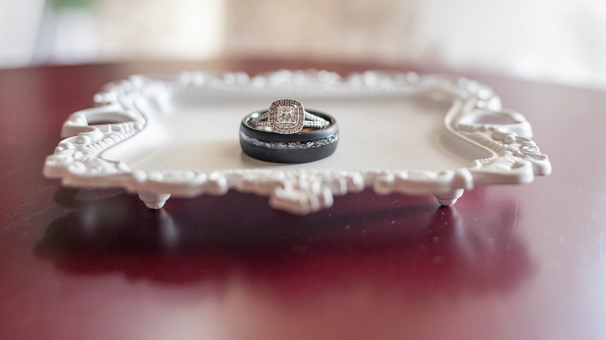 wedding rings from Intimate Backyard Oregon Wedding