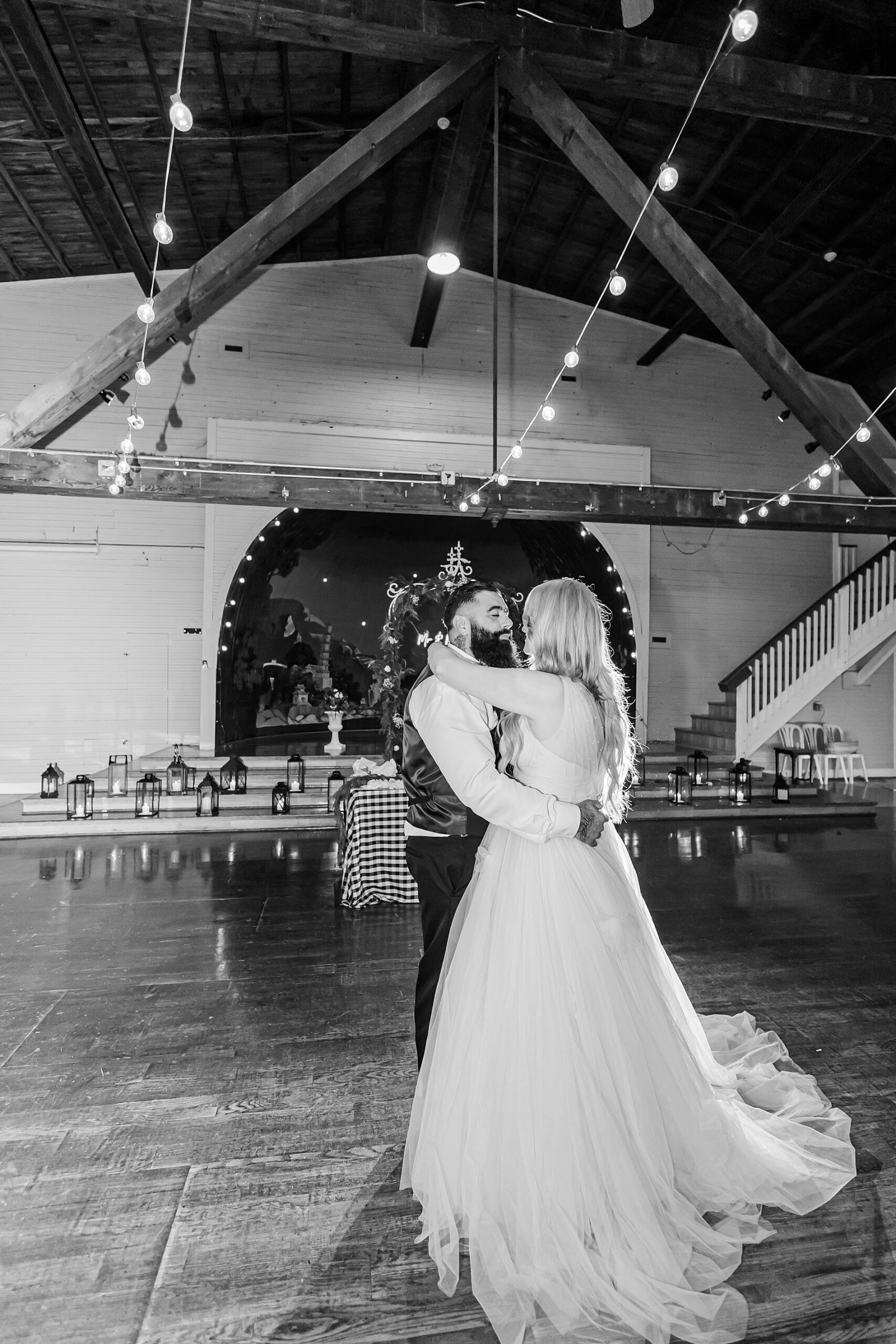 first dance portraits from Romantic Winter Wedding